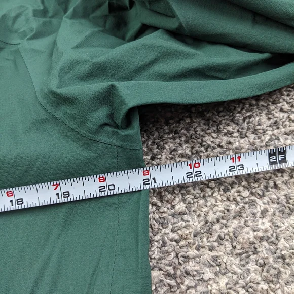 Patagonia Jacket Stretch Rainshadow h2no Packable Vented Rain Green Mens Small